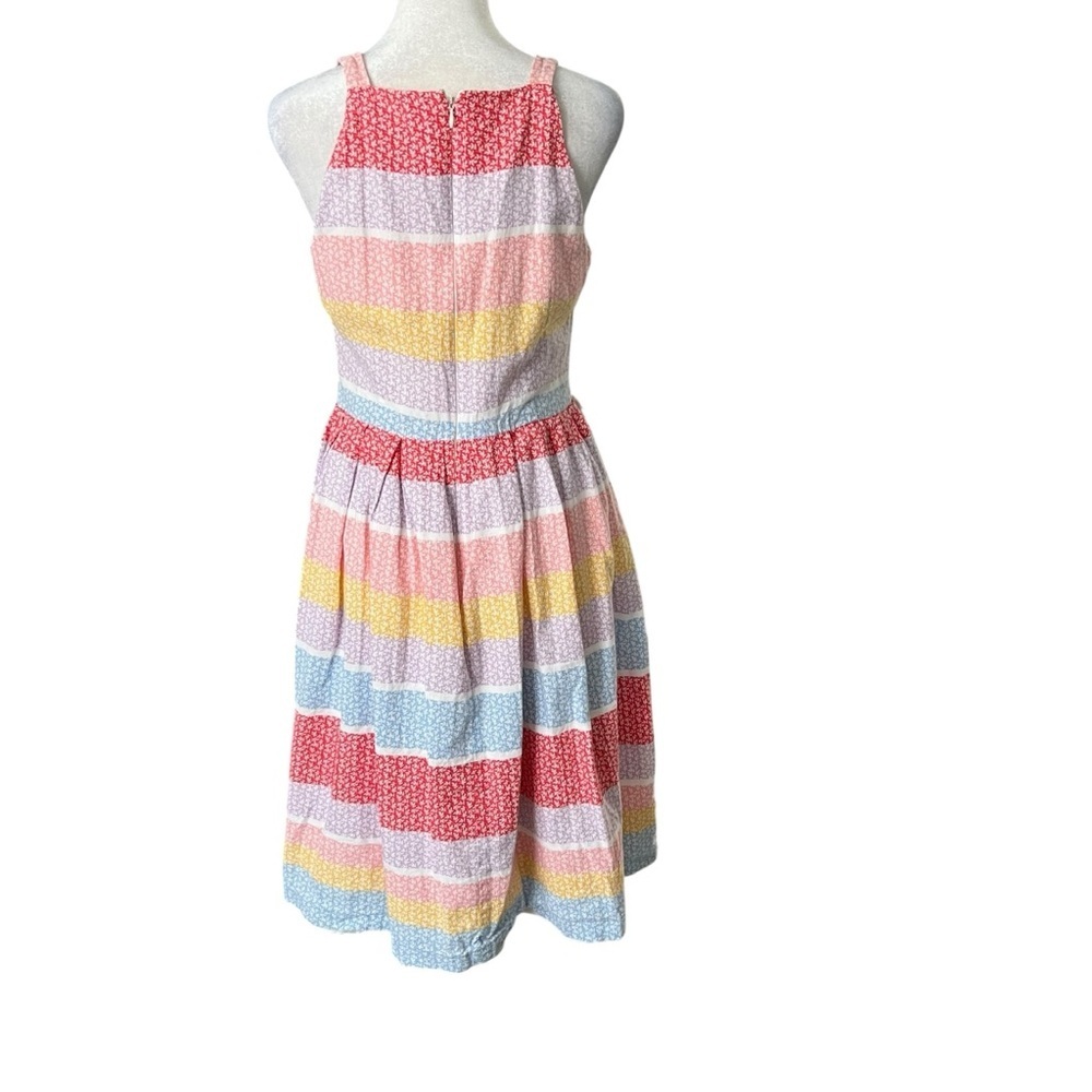 GAL MEETS GLAM Blake Stripe Midi Dress Sz 4 - Picture 7 of 9